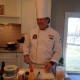Chef Matt Quist prepping