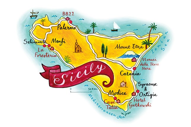 Sicily-Map