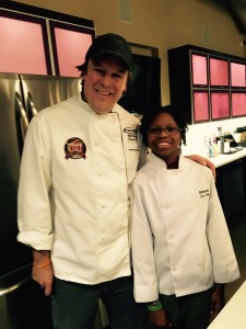 Chef Matt Quist and student