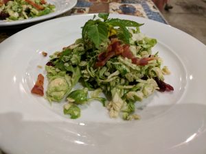 Brussel Sprout Salad at the Farm Dinner
