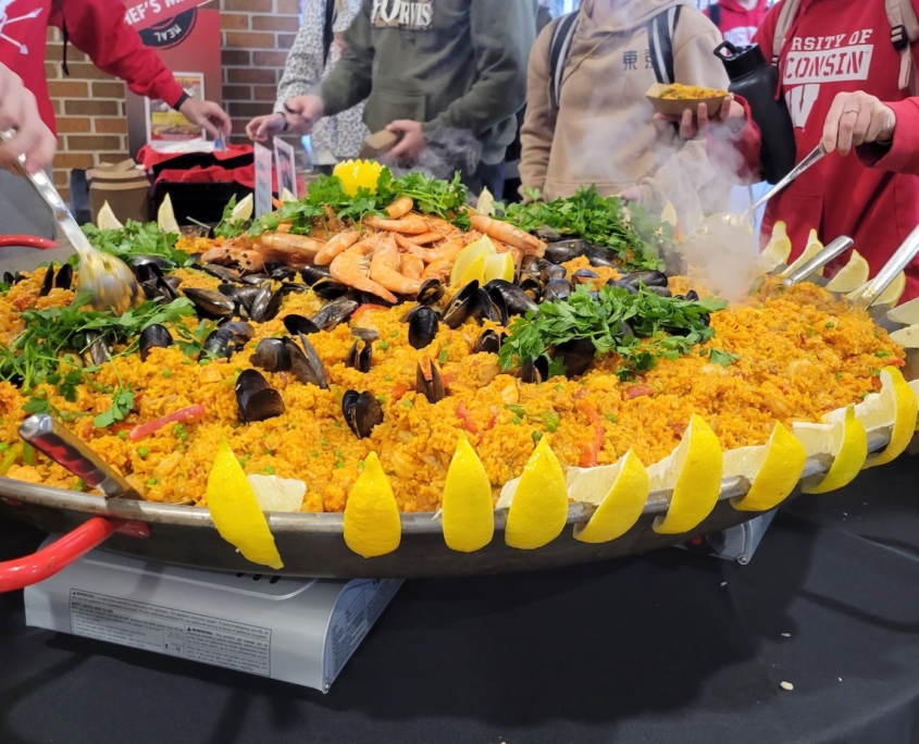 Paella Tour Brings Sizzle to Area Schools Taher, Inc. Food Service