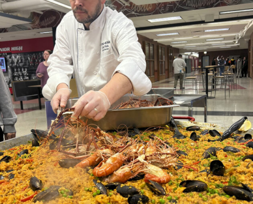 Chef Nick Sells, chef director for Taher food services