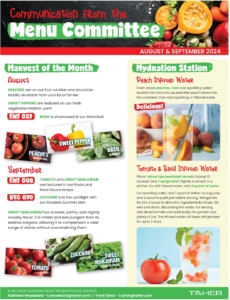 taher menu committee