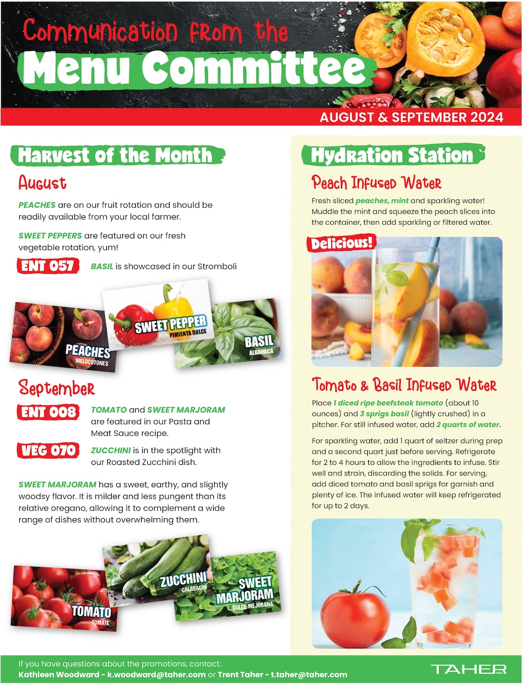 Customized Program - Menu Committee crop taher menu committee